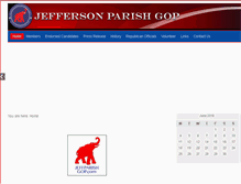 Tablet Screenshot of jeffparishgop.com